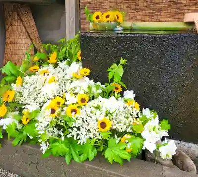 上尾御嶽神社の手水舎