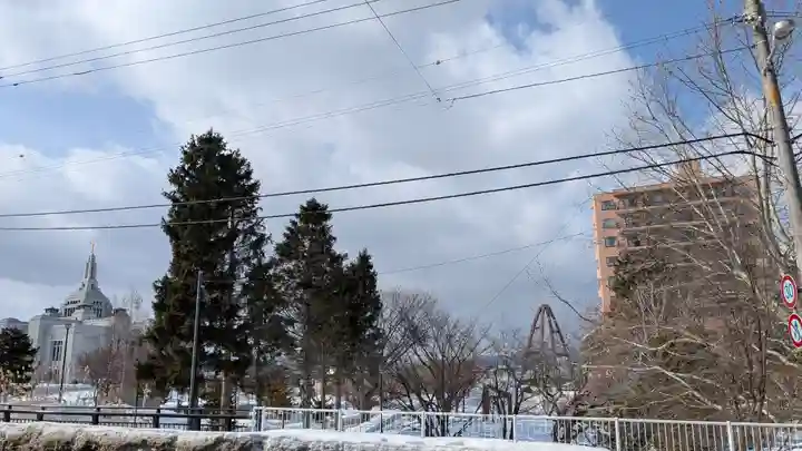 大谷地神社の周辺
