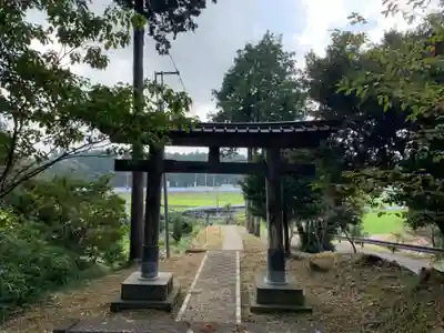 安房洲神社の鳥居