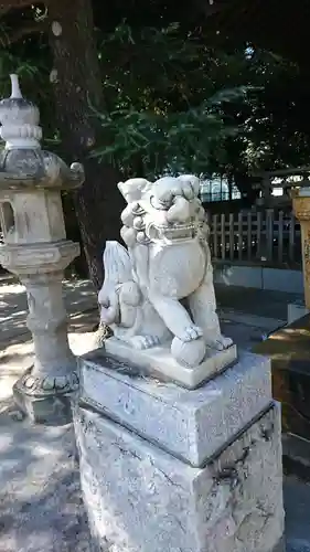 本木氷川神社の狛犬