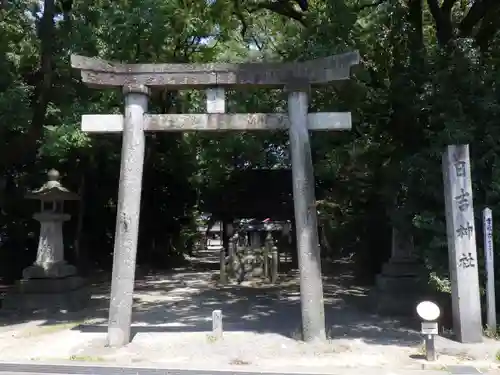 清洲山王宮　日吉神社の鳥居