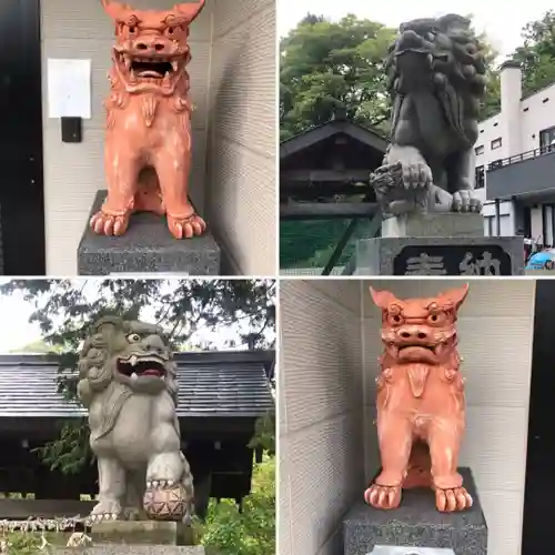 夕張神社の狛犬