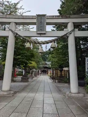 鎮守氷川神社の鳥居