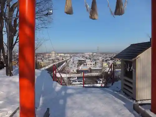 星置神社の景色