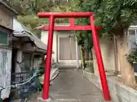 神社(名称不明)の鳥居