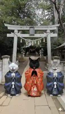 七百餘所神社 の鳥居
