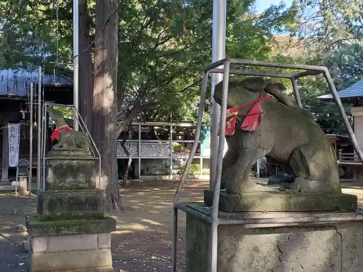 大宮前春日神社の狛犬