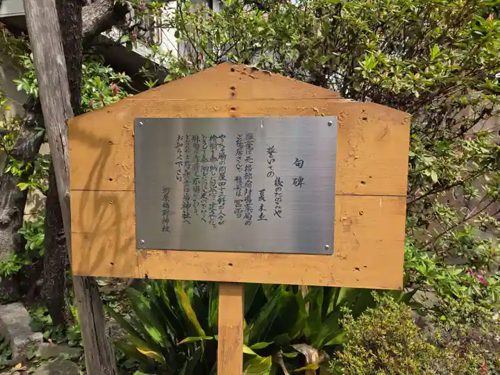 河原町稲荷神社(東京都)