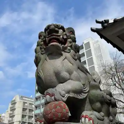 荻窪白山神社の狛犬