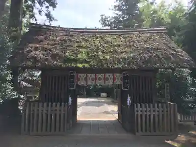 常陸國總社宮の山門・神門