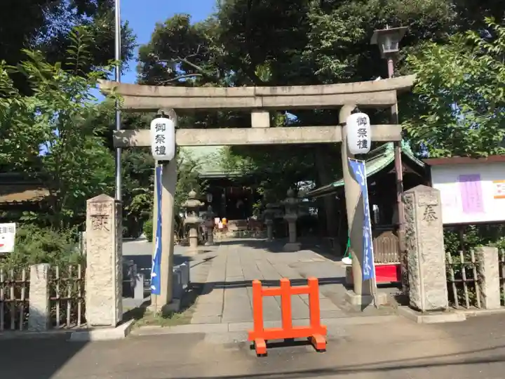 七社神社の鳥居