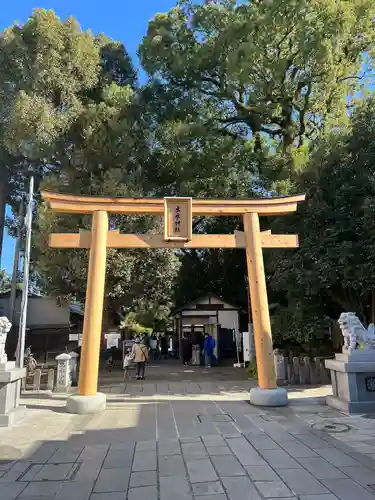 出水神社の鳥居