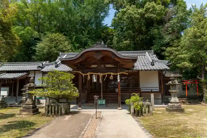 片岡神社の本殿