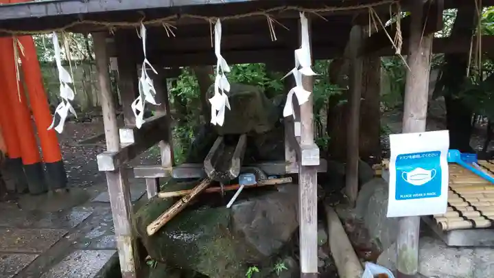 賀茂波爾神社(賀茂御祖神社境外摂社)の手水舎