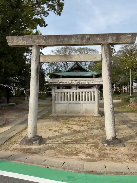 高田波蘇伎神社の鳥居