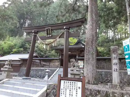 皆瀬神社の鳥居