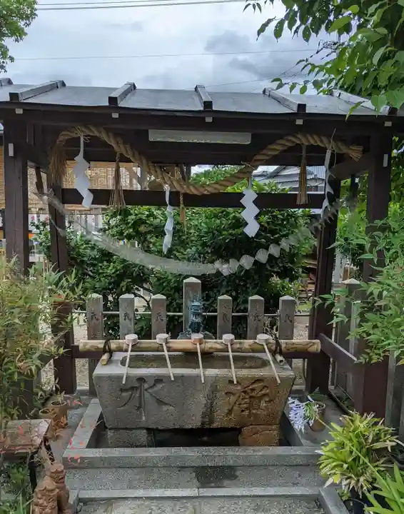 古宮神社の手水舎