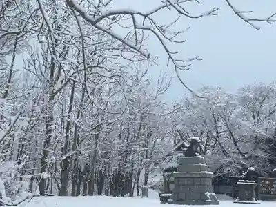 釧路一之宮 厳島神社の庭園