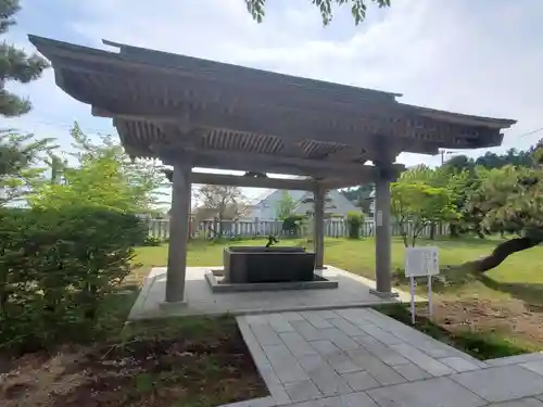 北海道東照宮の手水舎