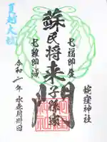 蛇窪神社の御朱印