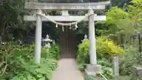岡本八幡神社の鳥居