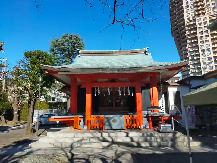 麻布氷川神社の本殿・本堂