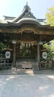 白旗神社の本殿・本堂