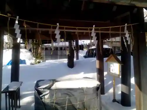 新琴似神社の手水舎