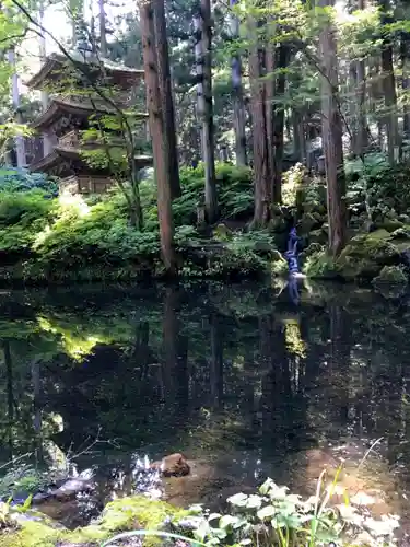 宝積山光前寺の庭園