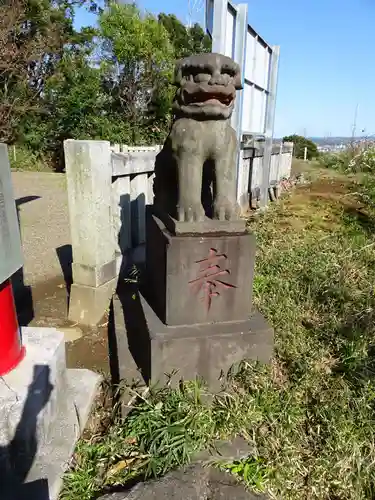 人見神社の狛犬