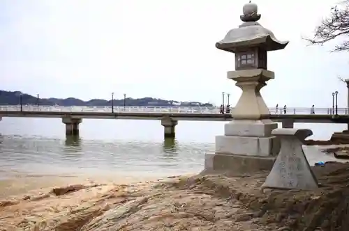 八百富神社の景色