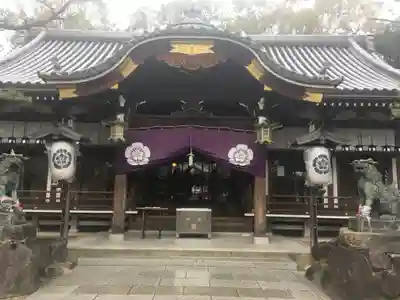 杭全神社の本殿・本堂