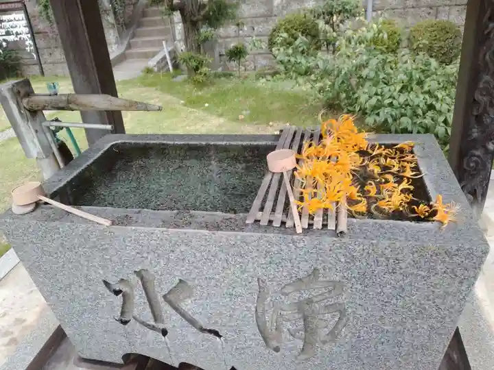 横浜 西方寺の手水舎