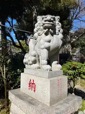 菊田神社の狛犬
