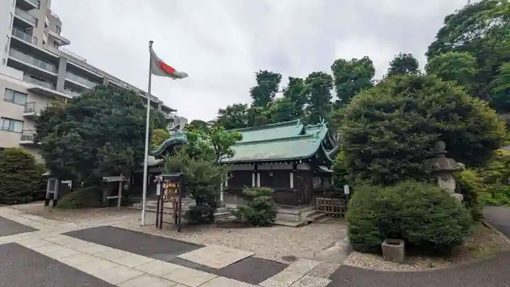 白金氷川神社の本殿・本堂