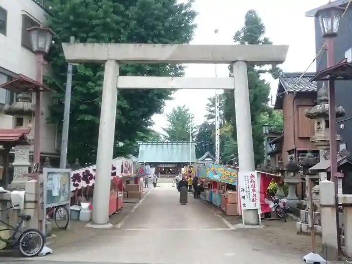 能見神明宮(元能見)の鳥居