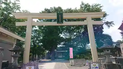 阿豆佐味天神社 立川水天宮の鳥居