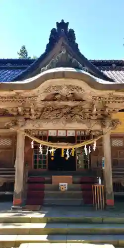 守りの神　藤基神社の本殿