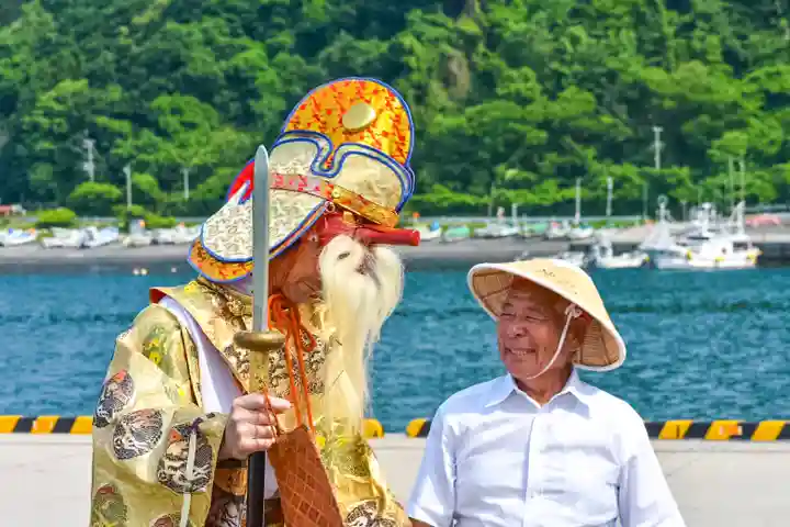 尻岸内八幡神社のお祭り