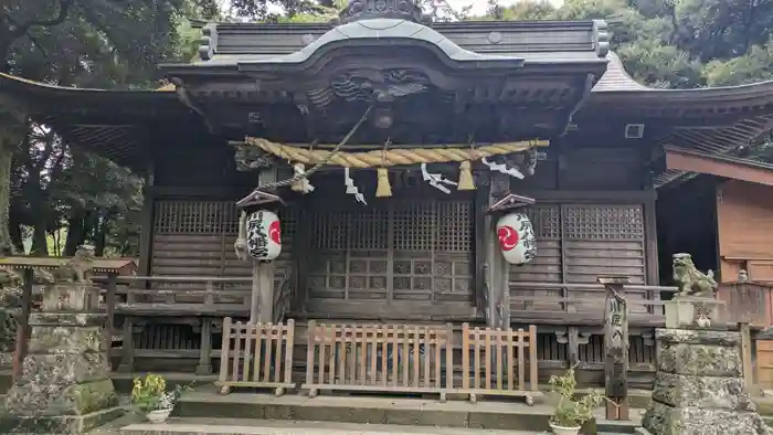 川尻八幡宮の本殿