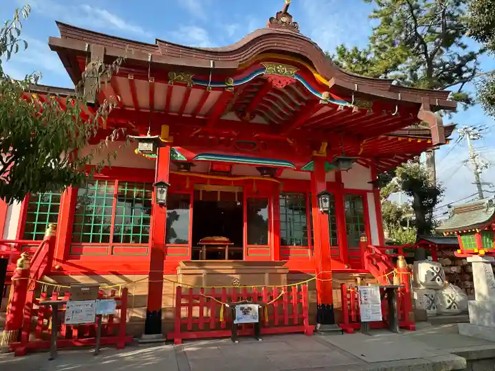 綱敷天満宮の本殿・本堂