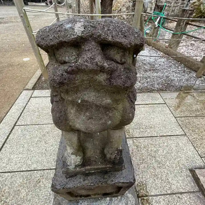 鳩森八幡神社の狛犬
