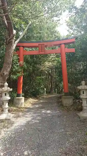 白銀神社の鳥居