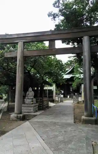 荏原神社の鳥居