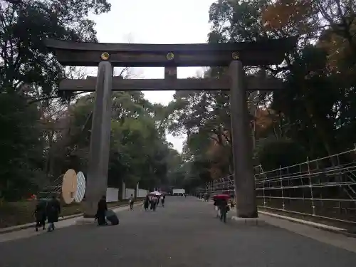 明治神宮の鳥居