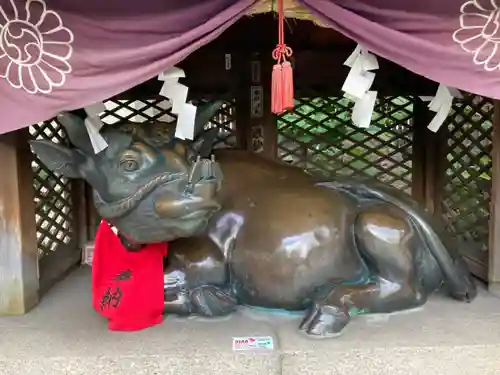 露天神社（お初天神）の狛犬