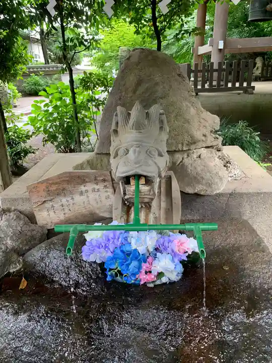 大宝八幡宮の手水舎