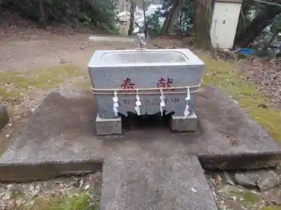 熊野神社の手水舎