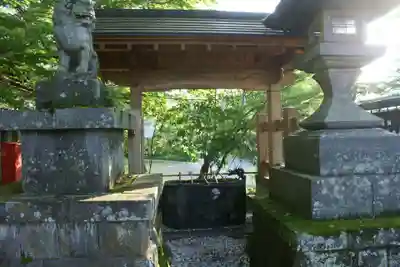 碓氷峠熊野神社の手水舎