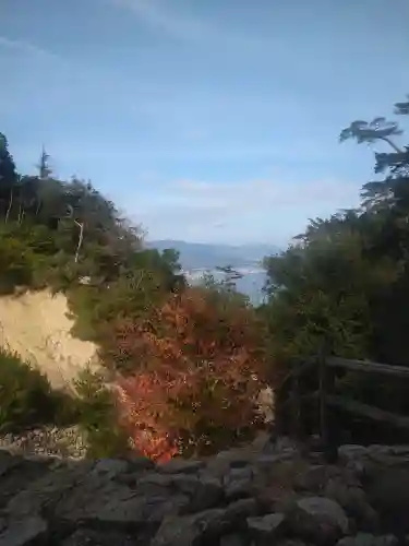 御山神社(厳島神社奧宮)の景色